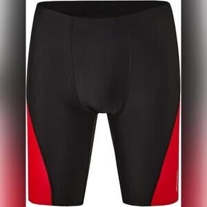 NWT DEVOROPA Boys Competitive Athletic Swim Jammer Shorts, XL